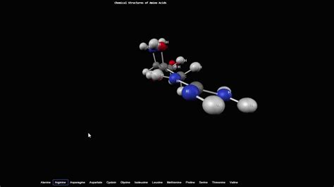 3D Structures of Amino Acid- Three.Js - YouTube