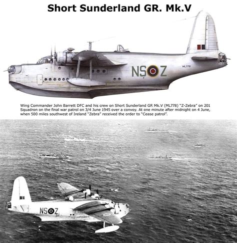 Short sunderland flying boat aeroplane aircraft blank birthday fathers ...