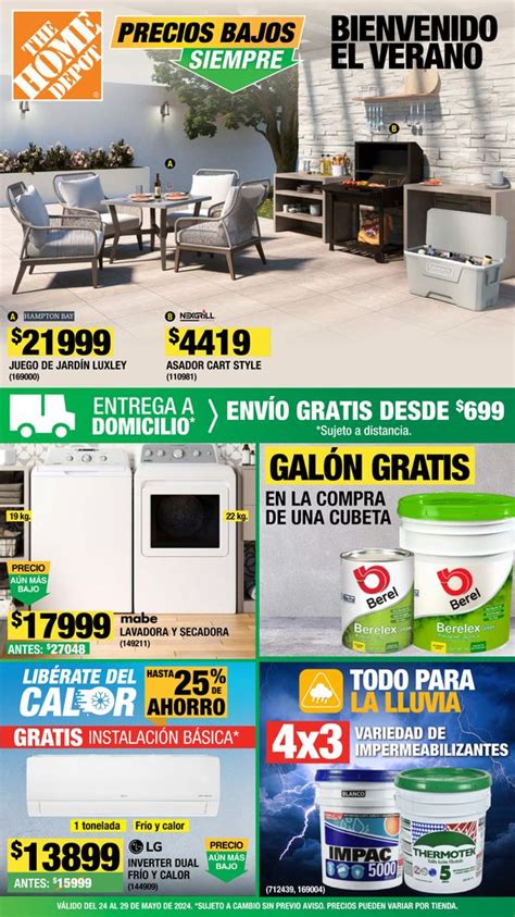 Home Depot en Tijuana | Catálogos y Folletos Rebajas de Verano | Tiendeo