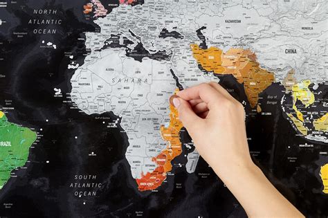 Scratch off World Map Personalized Map Christmas Gifts - Etsy