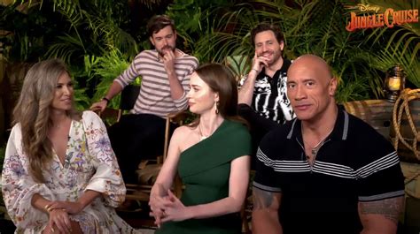 The Cast Of Jungle Cruise Shares Their Favorite Dad Jokes & More