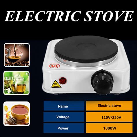 500W Mini Electric Stove Hot Plate Burner Portable Warmer Coffee Heate ...