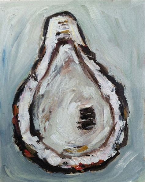 Oyster Painting on Canvas | Canvases, Oysters and Paintings