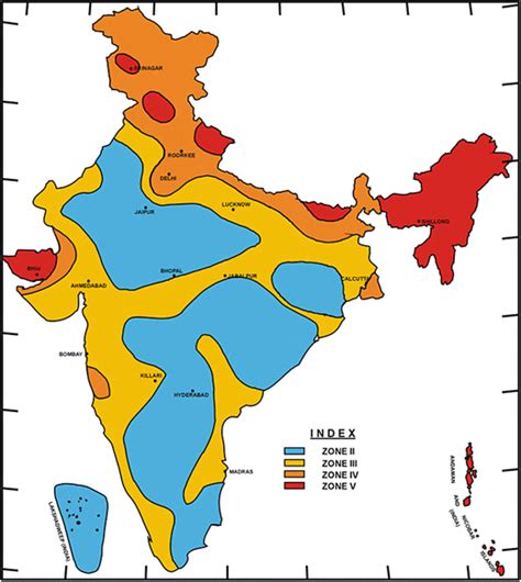 Seismic Zone Map of India, 2002 (IS 1893: 2002) | Download Scientific Diagram