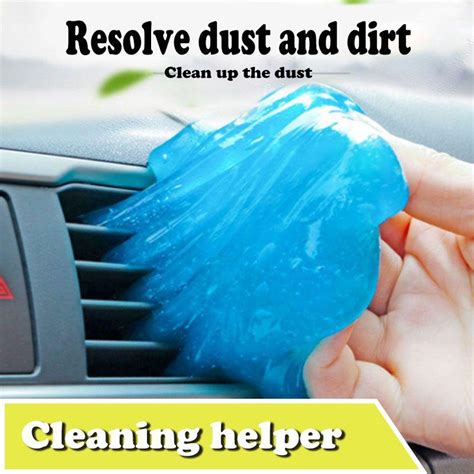 Car Effective Air Vent Cleaning Gel Reusable Keyboard Remover Dust ...