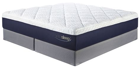 13 Inch Gel Memory Foam White Cal. King Mattress With Foundation, M97451-M81X52(2), Ashley