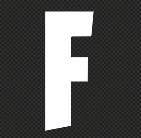 HD White F Fortnite Logo Letter PNG | Citypng in 2022 | Letter logo, Lettering, ? logo