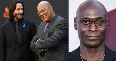 Keanu Reeves et Laurence Fishburne saluent la mémoire de Lance Reddick à la première de John ...