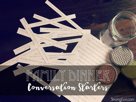 Around the Table: Family Dinner Conversation Starters