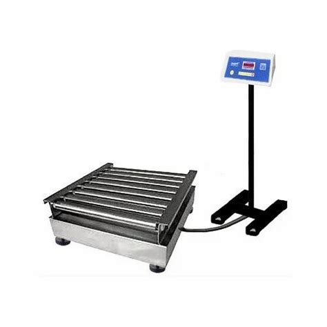 Digital Stainless Steel Roller Platform Scale, For Weighing at Rs 16000 ...