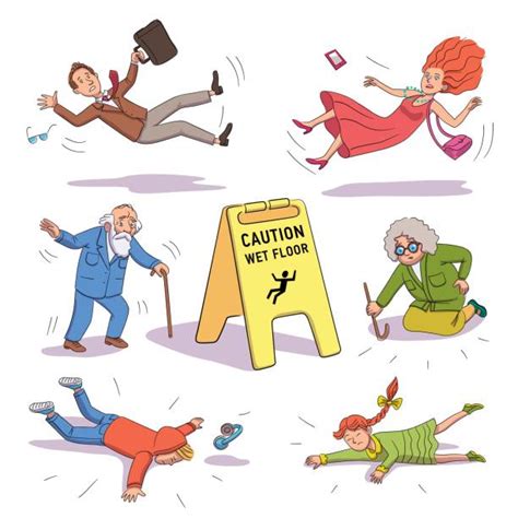 Fall Prevention Elderly Illustrations, Royalty-Free Vector Graphics ...