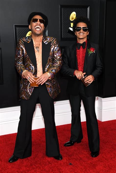 Anderson .Paak and Bruno Mars at the 2021 Grammy Awards | 2021 Grammy ...