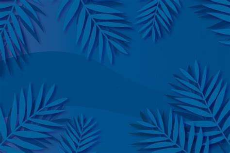 Free Vector | Color of the year 2020 palm leaves background