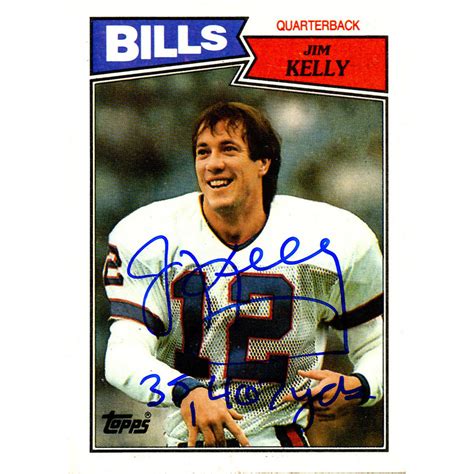 Jim Kelly Football Rookie Cards