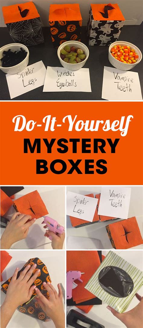 It's time to get a little spooky! Create these mystery boxes, then ...