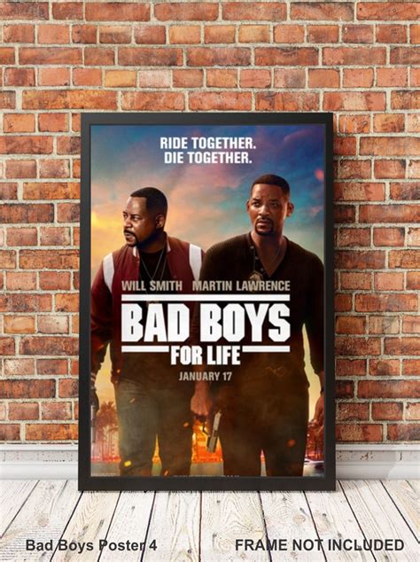 Bad Boys for Life Movie Poster Home Decor Office Decor Digital | Etsy