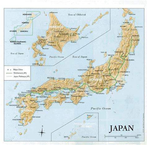 Map Japan - Best Map of Middle Earth