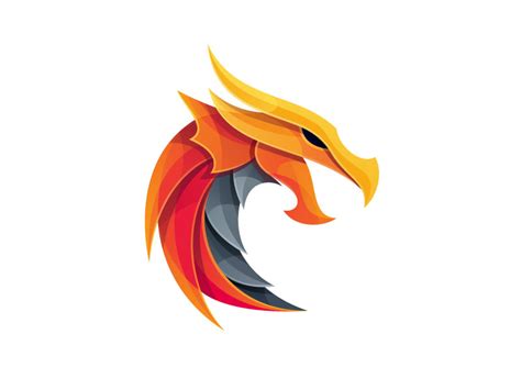 Dragon logo design free download vector file