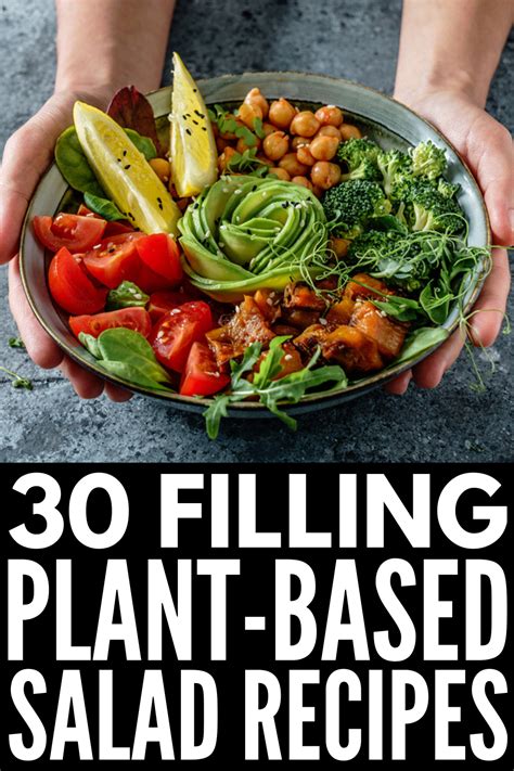 30 Easy Plant Based Salads That Are Actually Filling