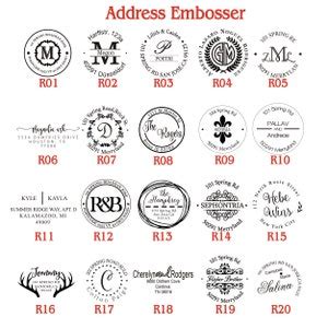 Custom Address Embosser Stamp, Envelopes Embosser, Address Stamp ...