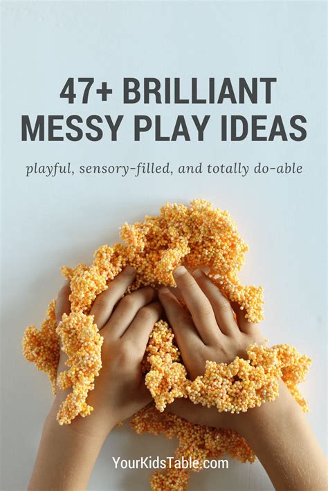 Epic Messy Play List that's Sensory-Filled, Inspiring, and Easy!