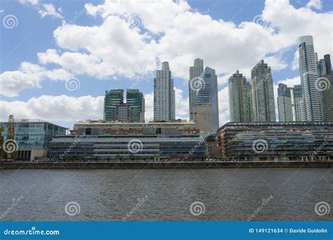 Modern Buildings from Puerto Madero, Buenos Aires, Argentina Stock Photo - Image of boat ...