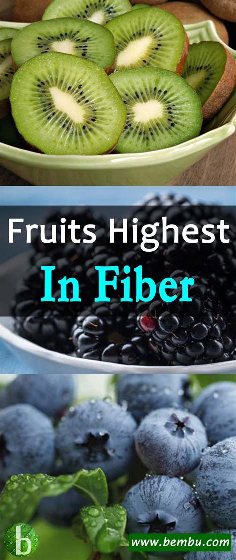 Top 11 Fruits Highest in Fiber | High fiber fruits, Fruit, Health and ...