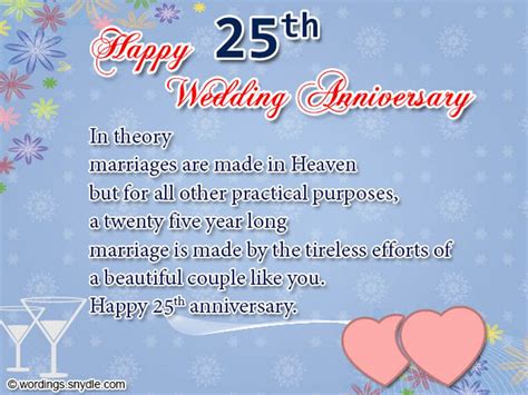 25th Anniversary Wishes - Wishes, Greetings, Pictures – Wish Guy