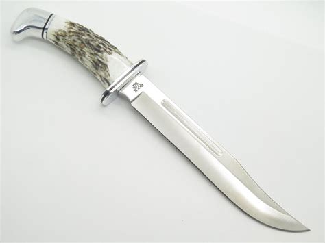 Buck 120 120EKSLC General Elk Stag Custom Limited Fixed Blade Hunting Knife - ePrague, LLC