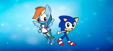 Sonic and Rainbow Dash on Sonic-Rainboom - DeviantArt