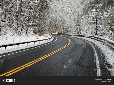 Clean Winter Road On Image & Photo (Free Trial) | Bigstock