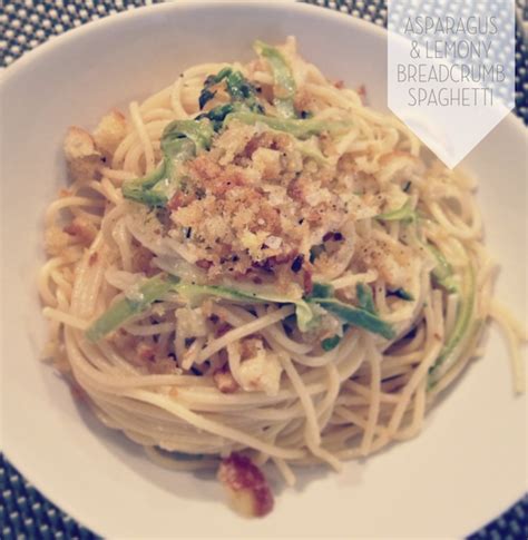 Simple Supper: Spaghetti with Shaved Asparagus & Lemony Breadcrumbs ...