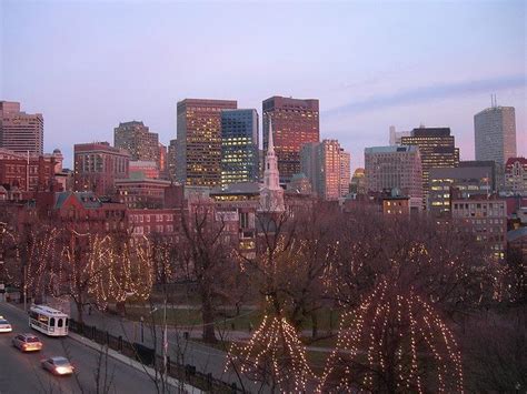 Christmas lights on Boston Common | Christmas in boston, Boston common ...