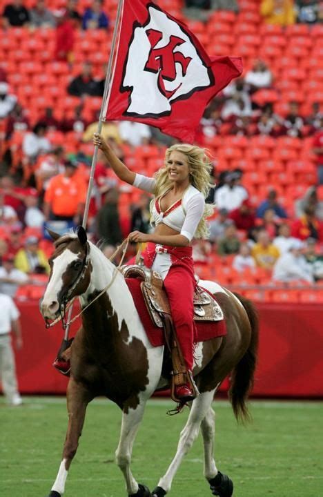 K.C. Chiefs Cheerleader riding Warpaint! Still Undefeated!!!! | Kansas ...