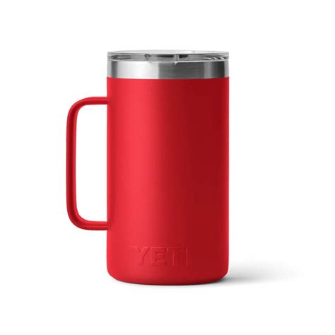 Yeti Rambler 24oz Insulated Mug - Rescue Red - John Norris