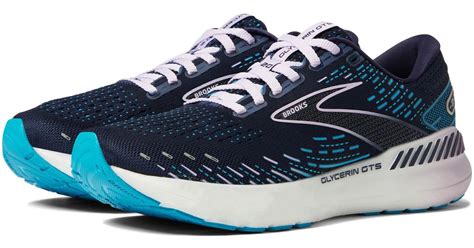 Brooks Synthetic Glycerin Gts 20 in Navy (Blue) | Lyst