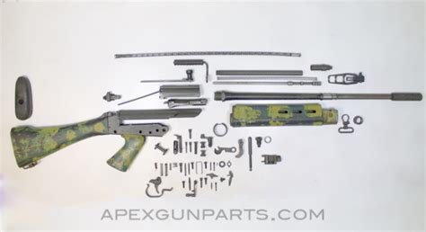 Rhodesian FAL Rifle Parts Kit, Original 21" Barrel, Painted Polymer Stock, 7.62X51 NATO *Very Good*