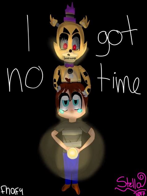 "I got no time" FnaF 4 drawing | Five Nights At Freddy's Amino