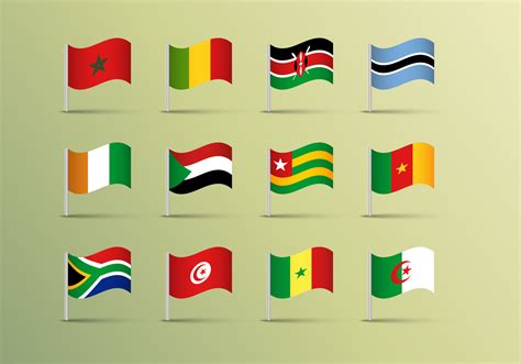 Africa Flags Vector 112387 Vector Art at Vecteezy