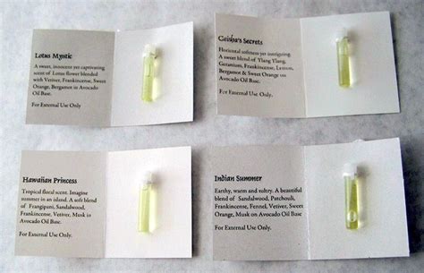 Perfume Oil Samples Set, Essential Oil Perfume Sample Set | Essential oil perfume, Essential oil ...