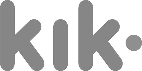 Kik Logo Black and White – Brands Logos