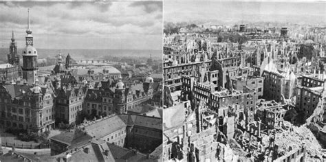 Devastating photos of Dresden before and after the WWII bombing ... | The Vintage News