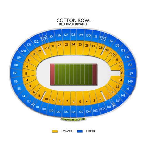 Cotton Bowl Stadium Tickets - Cotton Bowl Stadium Seating Chart | Vivid ...