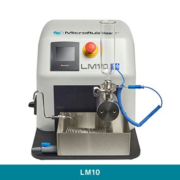 High Shear Laboratory Homogenizer | LM10 Microfluidizer