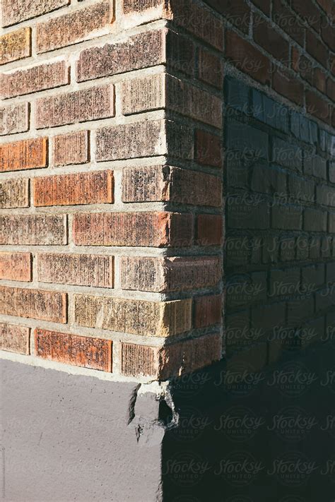 "Corner Of Brick Wall On Building Exterior, Casting Shadow" by Stocksy Contributor "Rialto ...