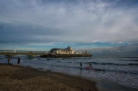 Bournemouth - Pier Beach, located in beatifully sunny Bournemouth