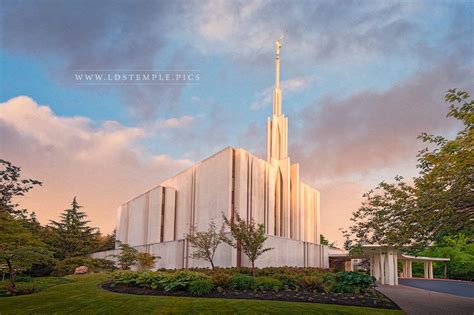 Seattle Temple Everlasting - LDS Temple Pictures