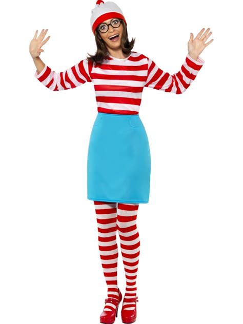 Where's Wally Costume - Ladies