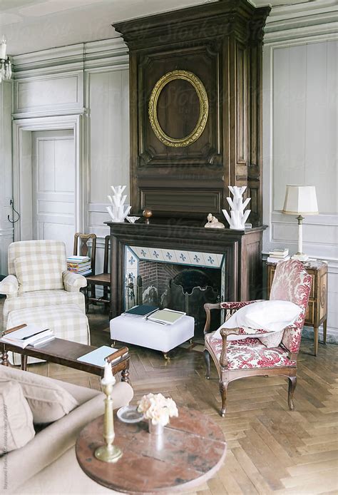 "Interiors Of Luxury French Chateau Home" by Stocksy Contributor ...