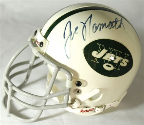 Joe Namath Signed Jets Mini-Helmet (JSA COA) | Pristine Auction